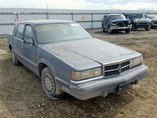 1B3XC56R5LD870706 - 1990 DODGE DYNASTY LE BLUE photo 1