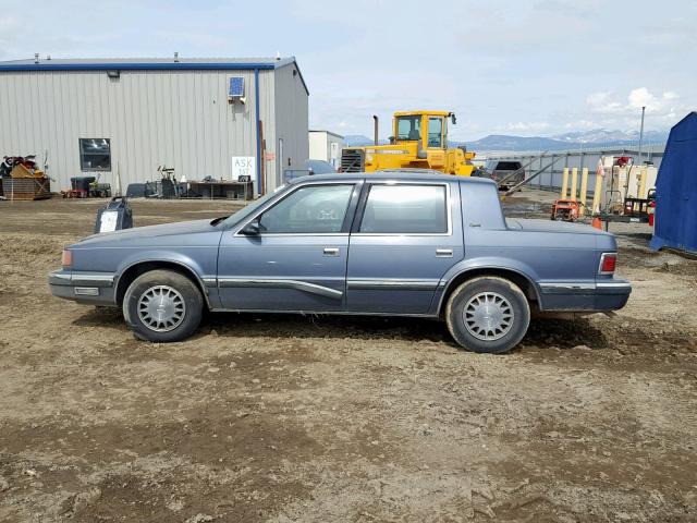 1B3XC56R5LD870706 - 1990 DODGE DYNASTY LE BLUE photo 9