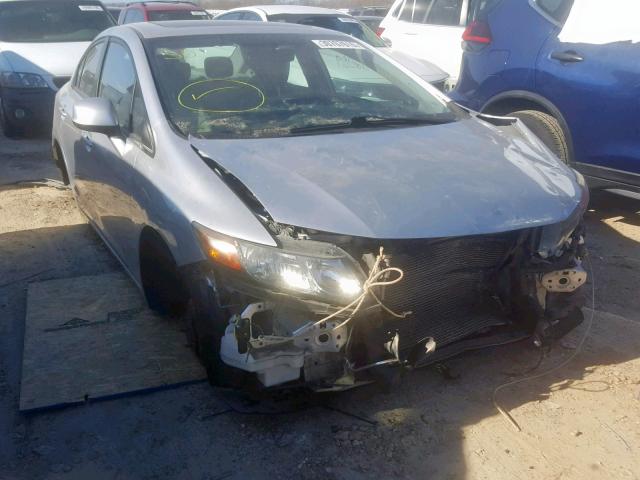 19XFB2F92CE307395 - 2012 HONDA CIVIC EXL SILVER photo 1