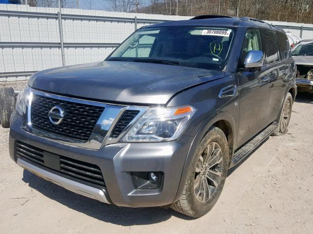 JN8AY2ND2JX002835 - 2018 NISSAN ARMADA SV GRAY photo 2