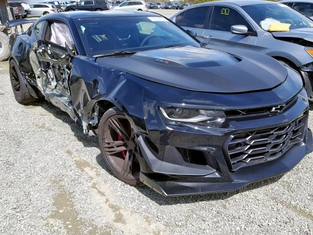 1G1FJ1R62J0177566 - 2018 CHEVROLET CAMARO ZL1 BLACK photo 1