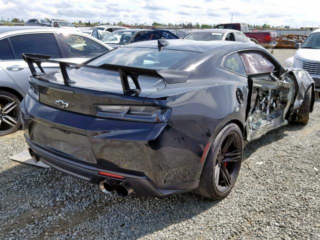 1G1FJ1R62J0177566 - 2018 CHEVROLET CAMARO ZL1 黑色 照片 4