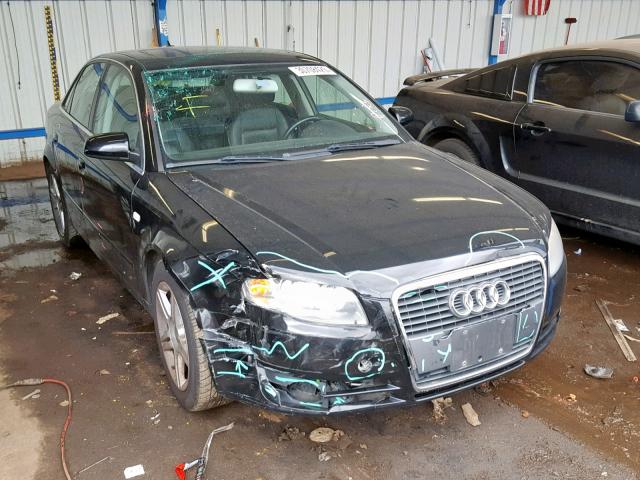 WAUAF78E77A159739 - 2007 AUDI A4 2 BLACK photo 1