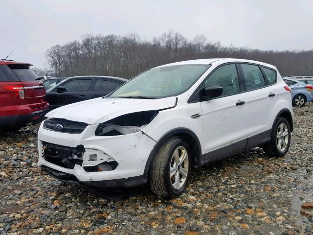 1FMCU0F70EUE31598 - 2014 FORD ESCAPE S WHITE photo 2