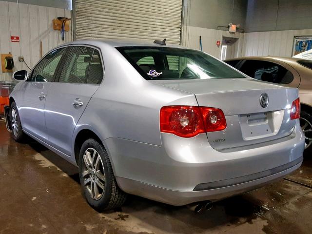 3VWSG71K06M666629 - 2006 VOLKSWAGEN JETTA 2.5 SILVER photo 3