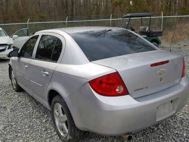 1G1AF5F56A7183764 - 2010 CHEVROLET COBALT 2LT SILVER photo 3