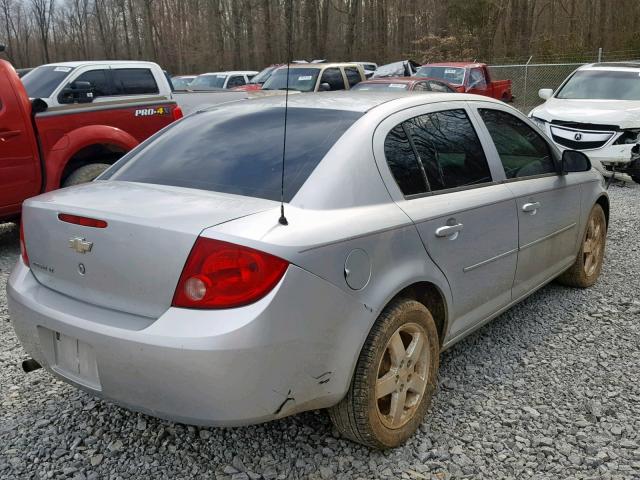 1G1AF5F56A7183764 - 2010 CHEVROLET COBALT 2LT SILVER photo 4