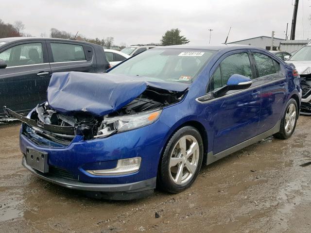 1G1RB6E40DU130853 - 2013 CHEVROLET VOLT BLACK photo 2