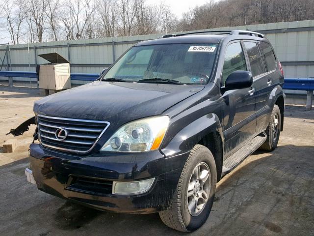 JTJBT20X380152162 - 2008 LEXUS GX 470 BLACK photo 2