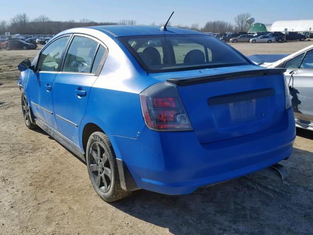 3N1AB61E19L693112 - 2009 NISSAN SENTRA 2.0 BLUE photo 3