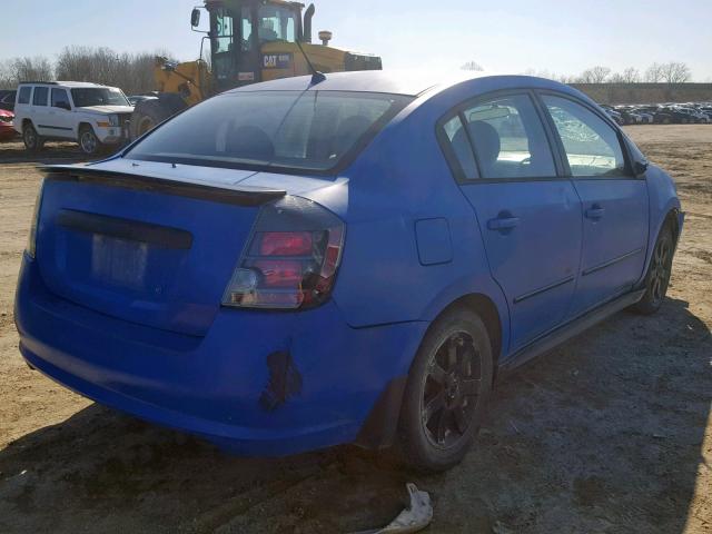 3N1AB61E19L693112 - 2009 NISSAN SENTRA 2.0 BLUE photo 4