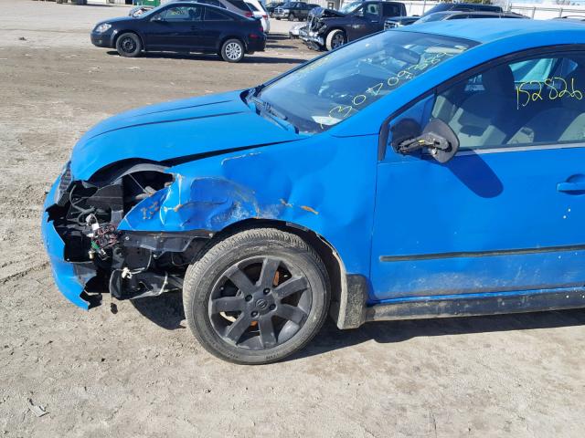 3N1AB61E19L693112 - 2009 NISSAN SENTRA 2.0 BLUE photo 9