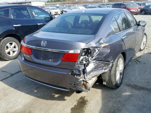 1HGCR2F83FA216165 - 2015 HONDA ACCORD EXL GRAY photo 4