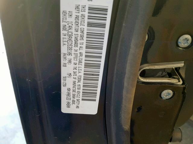 1C4NJCBAXED539106 - 2014 JEEP COMPASS SP Қара фото 10