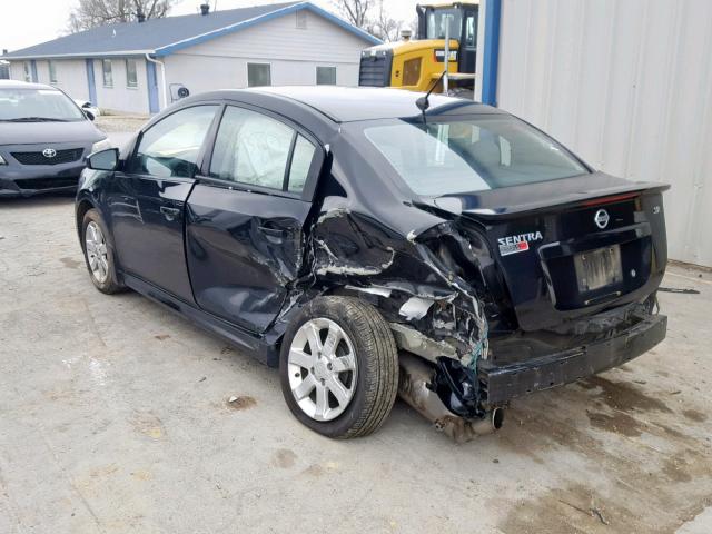 3N1AB6AP4BL660967 - 2011 NISSAN SENTRA 2.0 BLACK photo 3