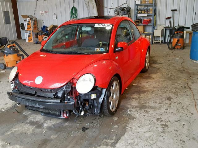 3VWCD21CX3M424581 - 2003 VOLKSWAGEN NEW BEETLE Qırmızı foto 2
