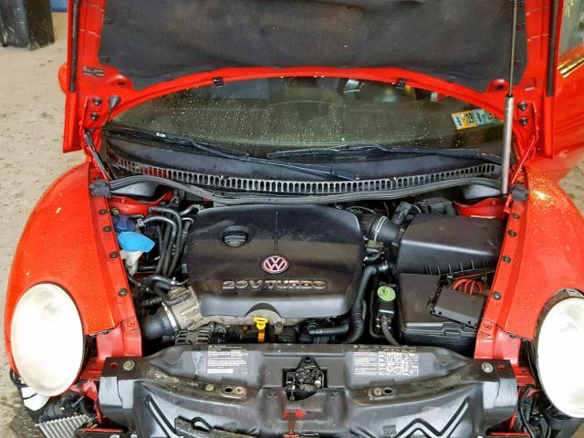 3VWCD21CX3M424581 - 2003 VOLKSWAGEN NEW BEETLE Qırmızı foto 7