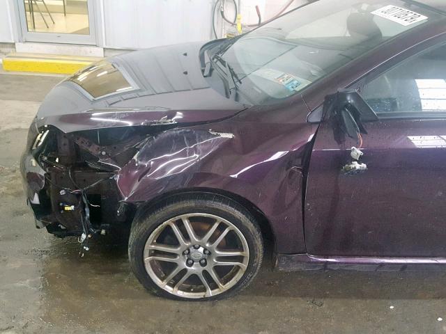 JTKDE3B79A0316070 - 2010 TOYOTA SCION TC BURGUNDY photo 9
