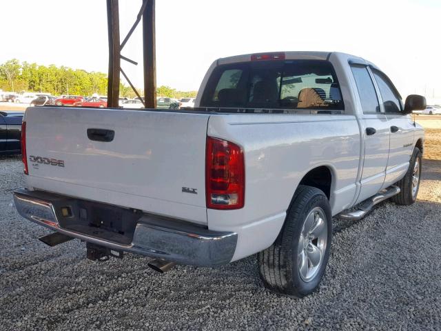 1D7HA18D54S702697 - 2004 DODGE RAM 1500 S WHITE photo 4