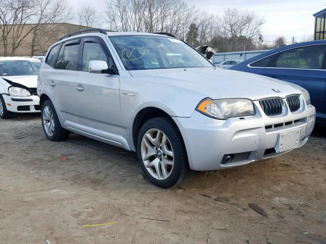 WBXPA934X6WG78247 - 2006 BMW X3 3.0I SILVER photo 1