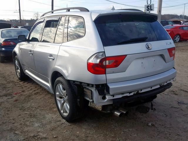 WBXPA934X6WG78247 - 2006 BMW X3 3.0I SILVER photo 3