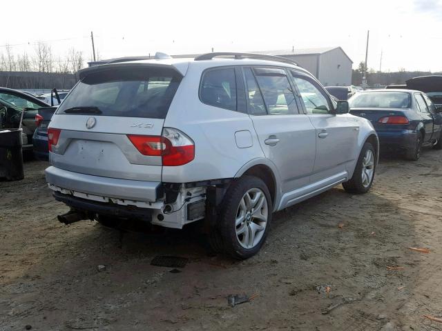 WBXPA934X6WG78247 - 2006 BMW X3 3.0I SILVER photo 4