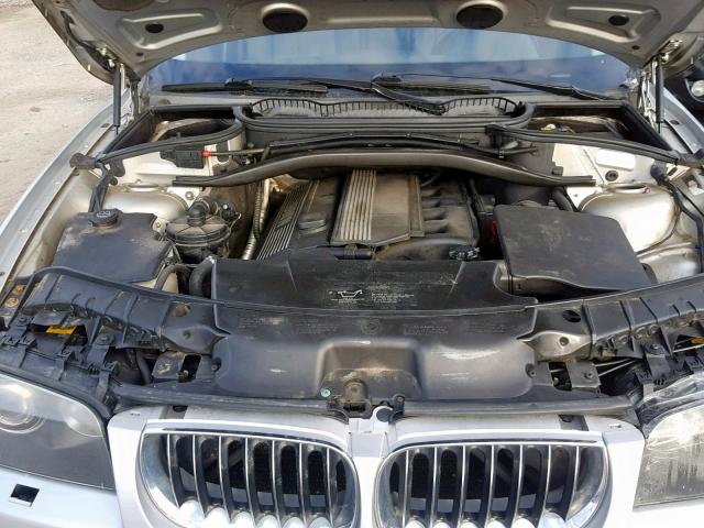 WBXPA934X6WG78247 - 2006 BMW X3 3.0I SILVER photo 7