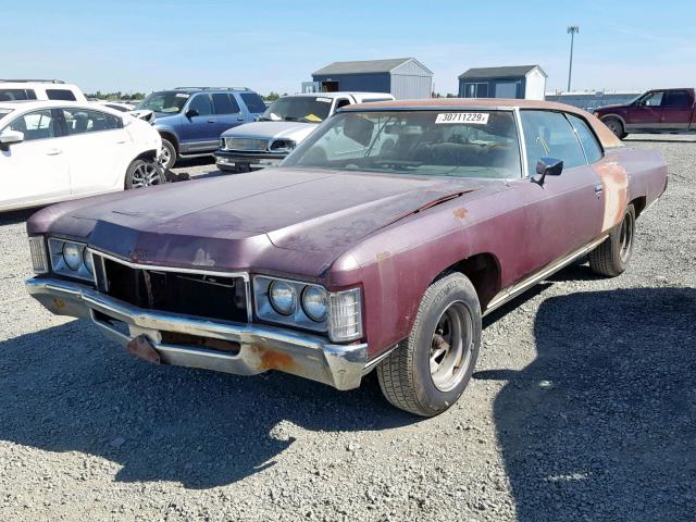 166471C149120 - 1971 CHEVROLET CAPRICE BROWN photo 2