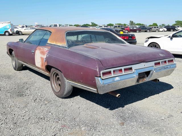 166471C149120 - 1971 CHEVROLET CAPRICE BROWN photo 3