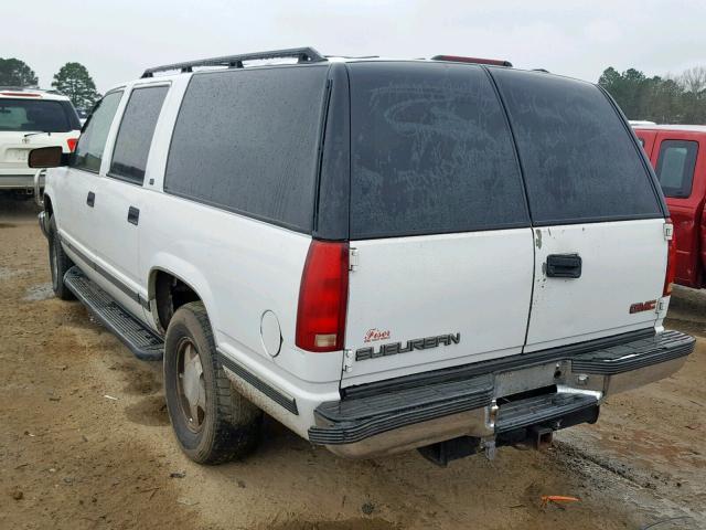 3GKFK16R7XG506984 - 1999 GMC SUBURBAN K WHITE photo 3