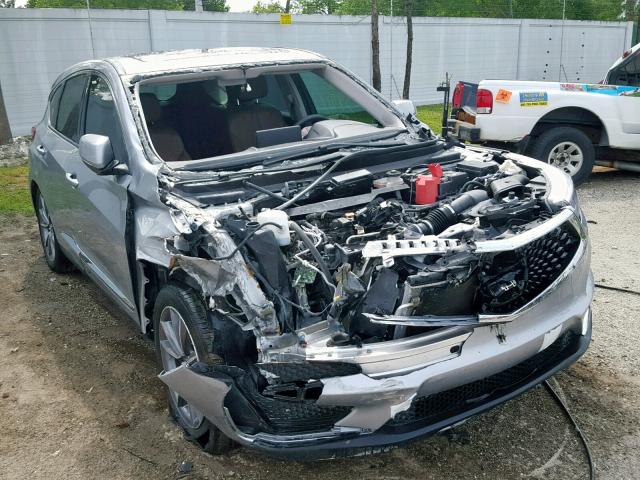 5J8TC1H54KL002668 - 2019 ACURA RDX GRAY photo 1