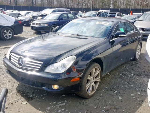 WDDDJ72X88A136292 - 2008 MERCEDES-BENZ CLS 550 BLACK photo 2