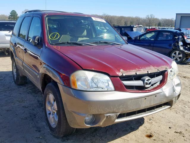 4F2YZ04143KM49573 - 2003 MAZDA TRIBUTE LX BURGUNDY photo 1