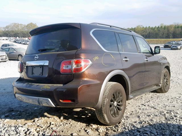 JN8AY2ND0J9053089 - 2018 NISSAN ARMADA SV BROWN photo 4