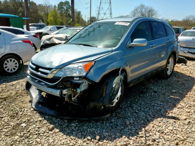 5J6RE3H75BL026942 - 2011 HONDA CR-V EXL BLUE photo 2