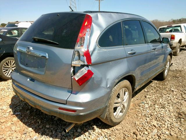 5J6RE3H75BL026942 - 2011 HONDA CR-V EXL BLUE photo 4