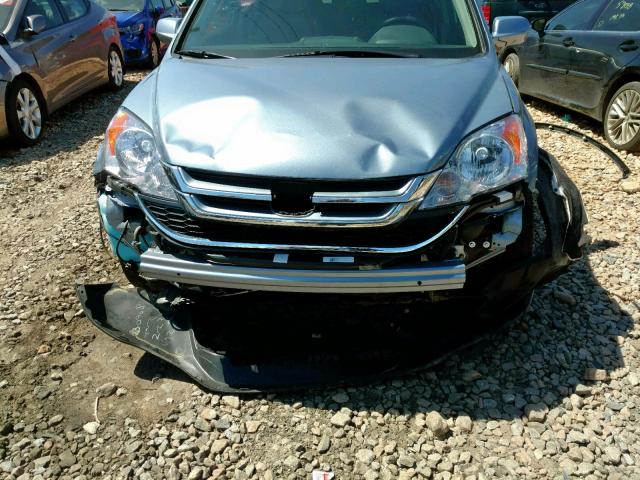 5J6RE3H75BL026942 - 2011 HONDA CR-V EXL BLUE photo 9