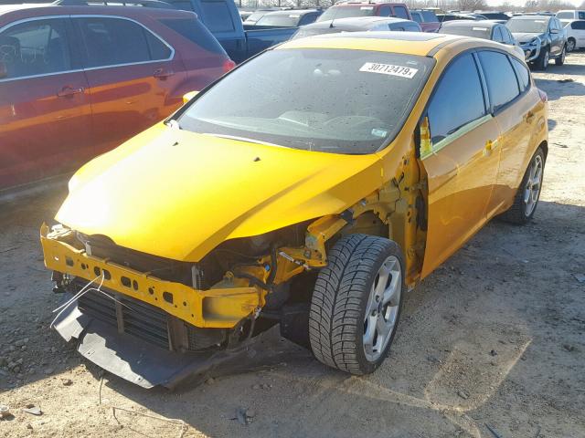 1FADP3L99DL284229 - 2013 FORD FOCUS ST YELLOW photo 2