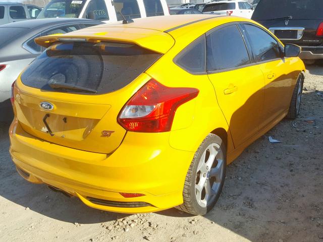 1FADP3L99DL284229 - 2013 FORD FOCUS ST YELLOW photo 4