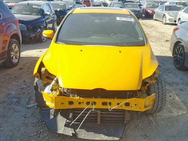 1FADP3L99DL284229 - 2013 FORD FOCUS ST YELLOW photo 9