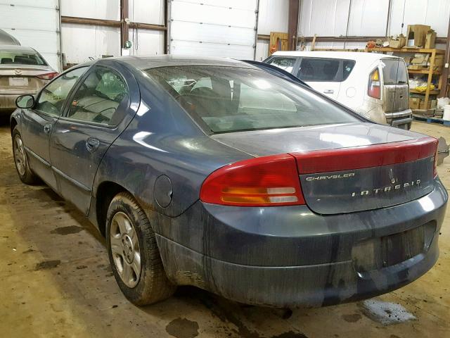 2C3HH46R62H242187 - 2002 CHRYSLER INTREPID S GRAY photo 3