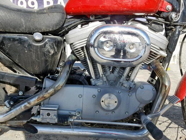 1HD4CJM102K153954 - 2002 HARLEY-DAVIDSON XL883 C RED photo 7