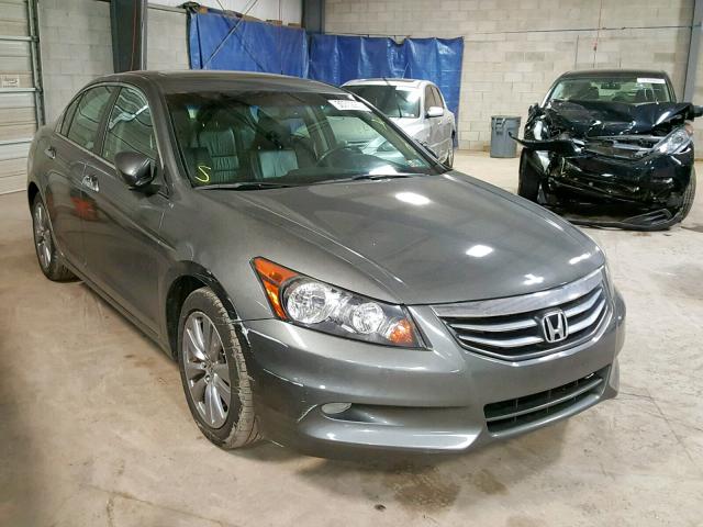 1HGCP3F89BA019250 - 2011 HONDA ACCORD EXL GRAY photo 1