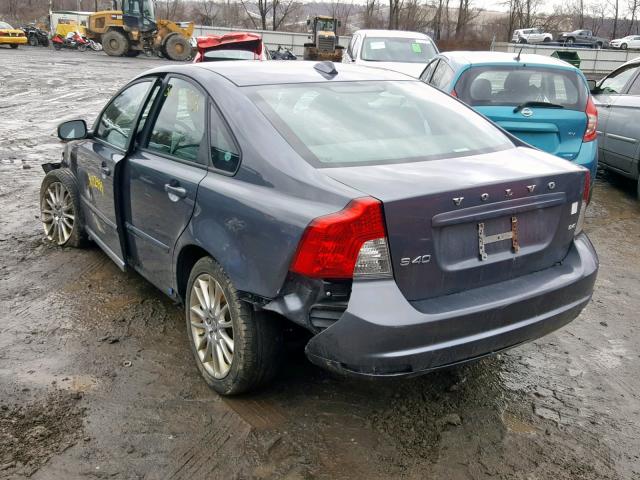 YV1MS390492463528 - 2009 VOLVO S40 2.4I GRAY photo 3