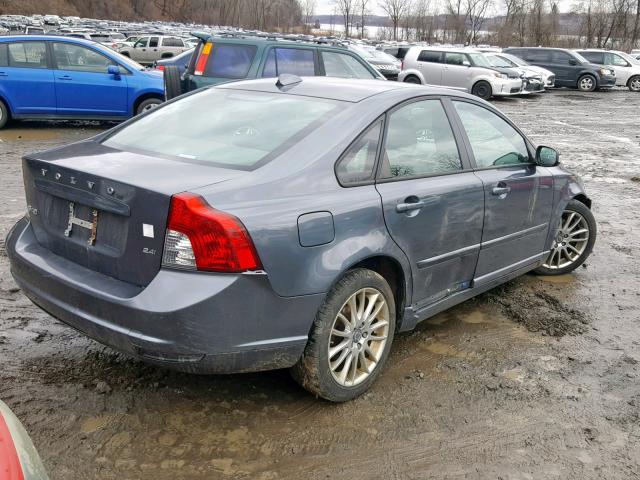 YV1MS390492463528 - 2009 VOLVO S40 2.4I GRAY photo 4