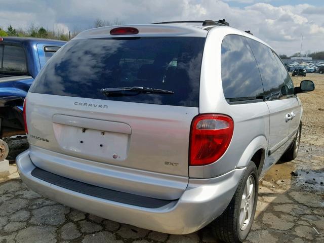 1D4GP45R75B410625 - 2005 DODGE CARAVAN SX SILVER photo 4