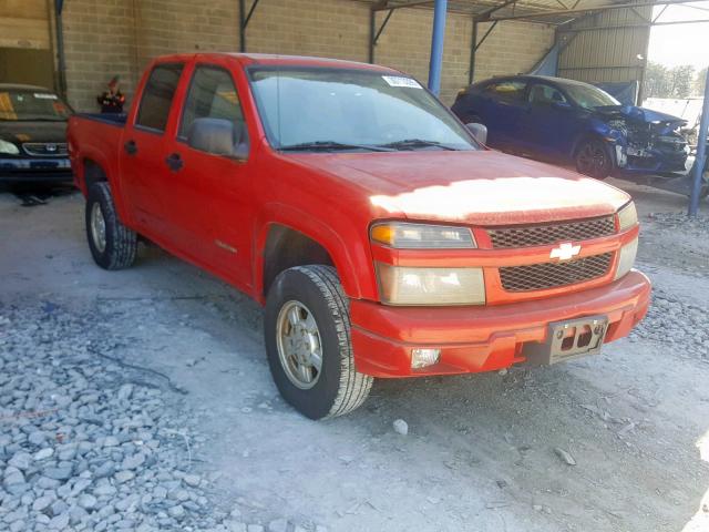 1GCDT136458255421 - 2005 CHEVROLET COLORADO RED photo 1