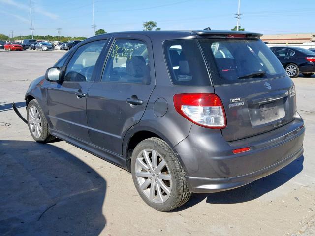 JS2YA5A56B6300123 - 2011 SUZUKI SX4 GRAY photo 3