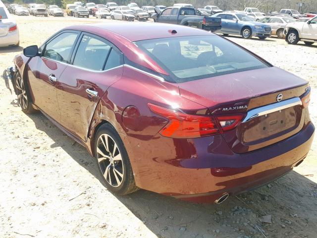 1N4AA6AP8JC378833 - 2018 NISSAN MAXIMA 3.5 RED photo 3