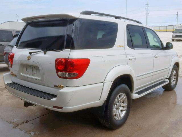 5TDZT38A45S248706 - 2005 TOYOTA SEQUOIA LI WHITE photo 4